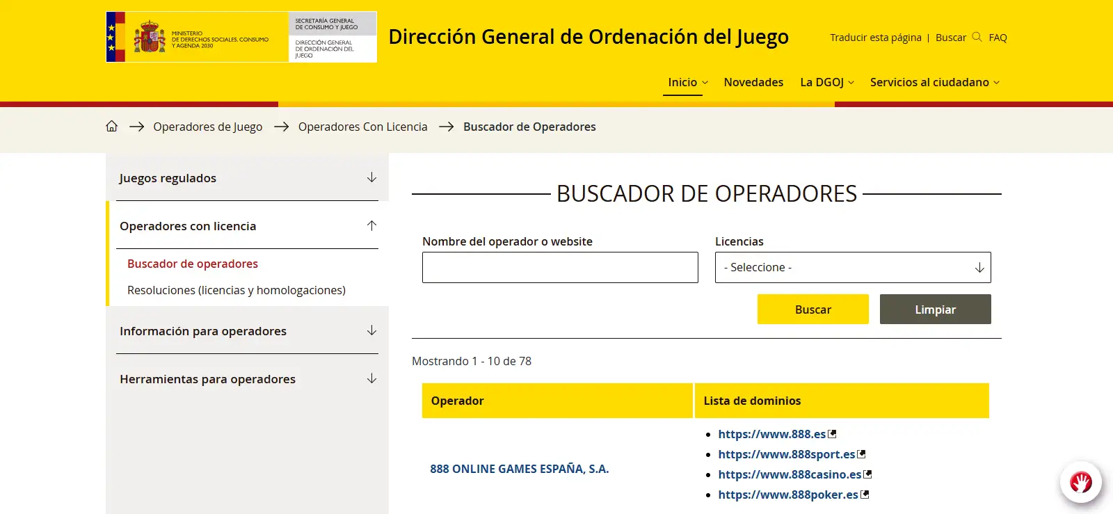 Licencia y seguridad de Tradition Casino en España